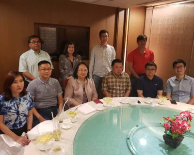 With Mayor Dinner